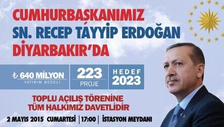 CUMHURBAŞKANIMIZ SN. RECEP TAYYİP ERDOĞAN’IN ONURLANDIRACAĞI TOPLU AÇILIŞ TÖRENİNE TÜM HALKIMIZ DAVETLİDİR